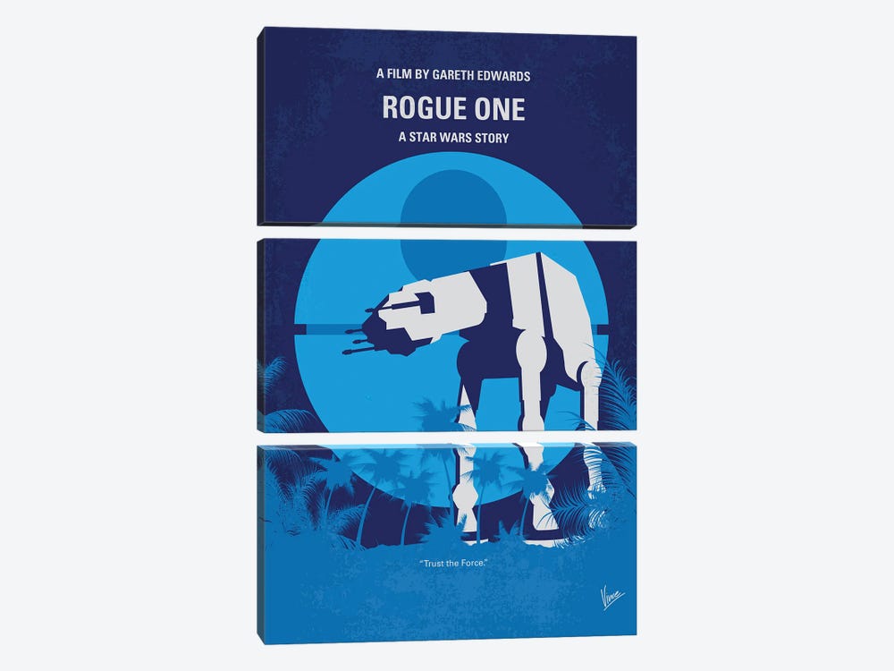 Rogue One Poster by Chungkong 3-piece Canvas Print