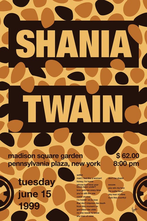 Shania Twain Poster