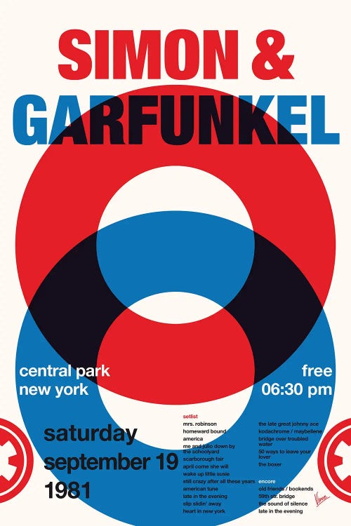 Simon And Garfunkel Poster