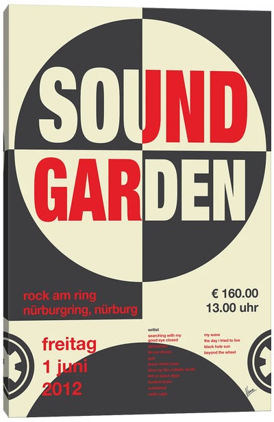 Soundgarden Poster Canvas Art Print - Chungkong - Minimalist Movie Posters
