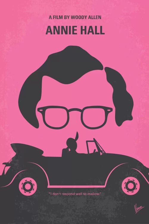 Annie Hall Minimal Movie Poster