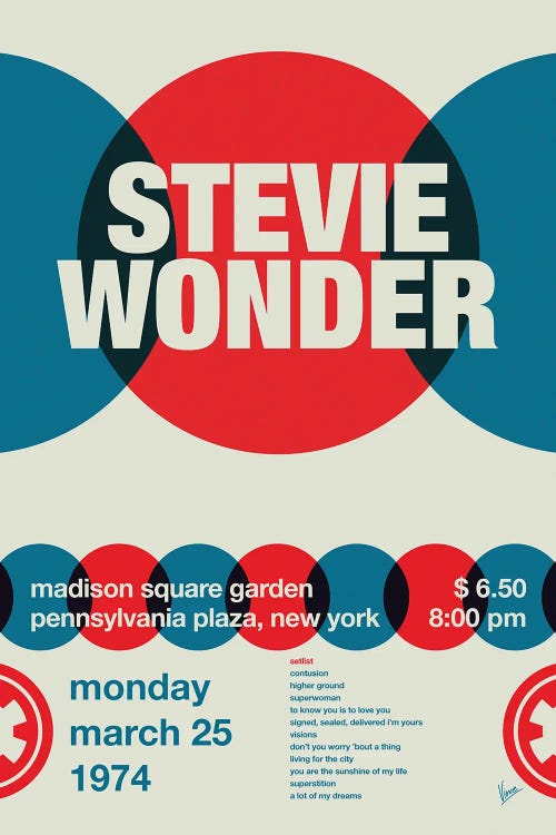 Stevie Wonder Poster