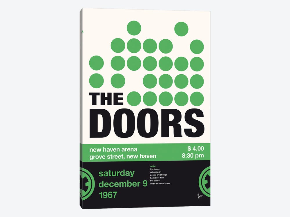 The Doors Poster by Chungkong 1-piece Canvas Art