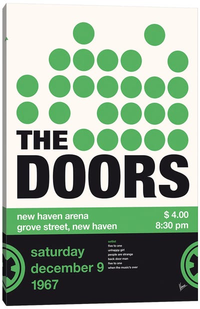 The Doors Poster Canvas Art Print - The Doors
