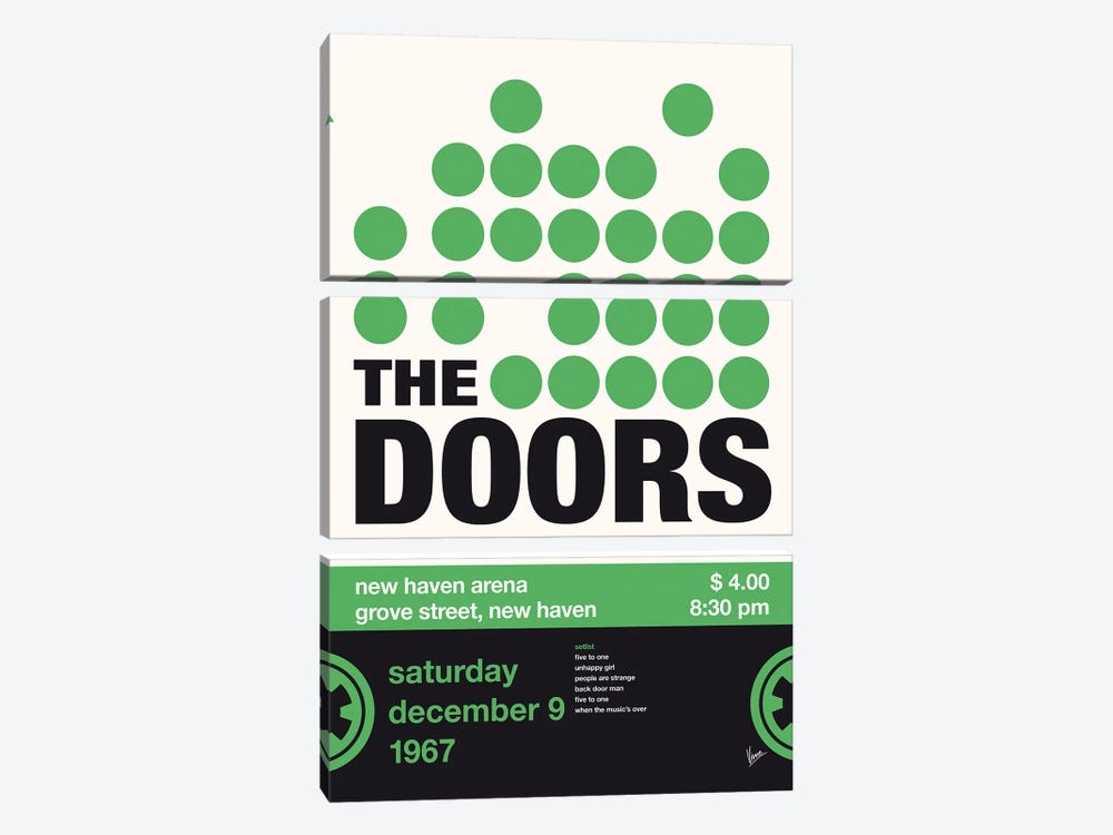 The Doors Poster by Chungkong 3-piece Canvas Wall Art