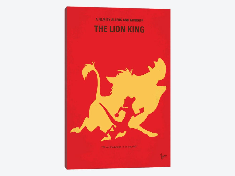 The Lion King Poster by Chungkong 1-piece Art Print