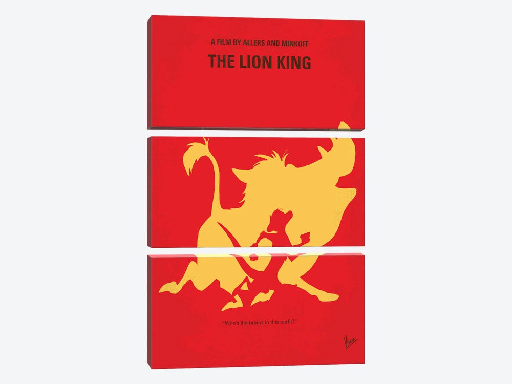 The Lion King Poster by Chungkong 3-piece Art Print