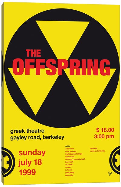 The Offspring Poster Canvas Art Print - Chungkong - Minimalist Movie Posters