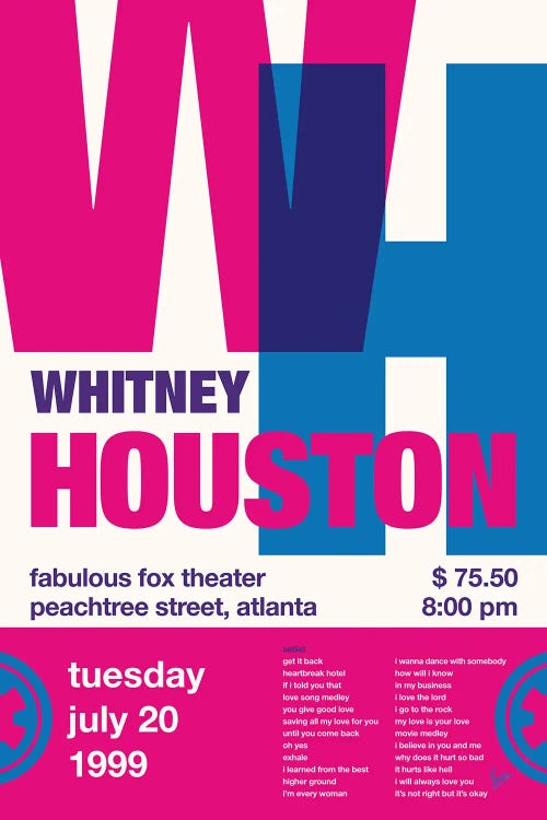 Whitney Houston Poster