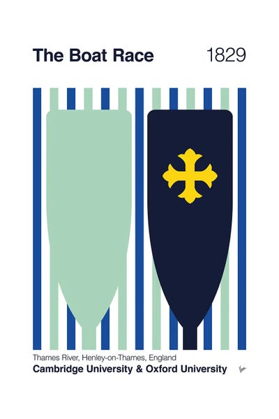 England: 1829 The Boat Race by Chungkong