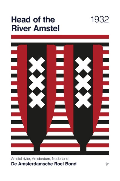 Geometric Patterns: 1932 Head Of The River Amstel by Chungkong