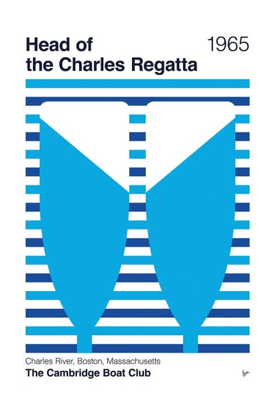 Geometric Patterns: 1965 Head Of The Charles Regatta by Chungkong