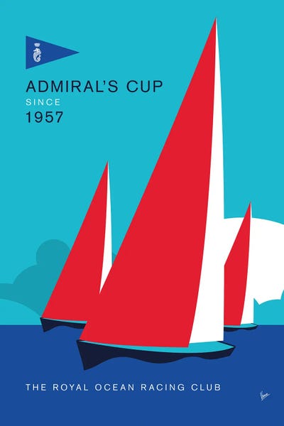 Chungkong - Steelpix Metal Wall Art: 1957-Admirals Cup by Chungkong
