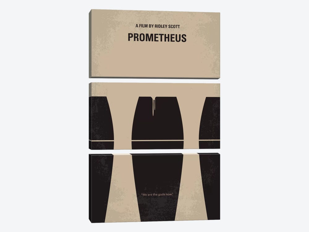 Prometheus Minimal Movie Poster by Chungkong 3-piece Canvas Artwork