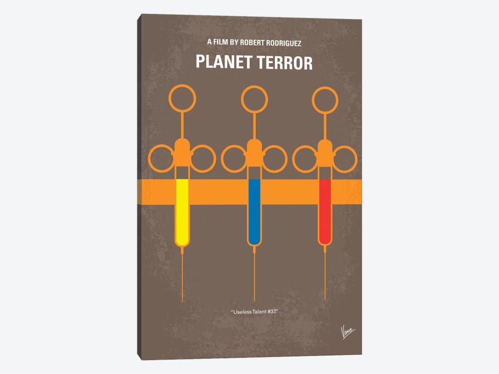 Planet Terror Minimal Movie Poster by Chungkong 1-piece Art Print