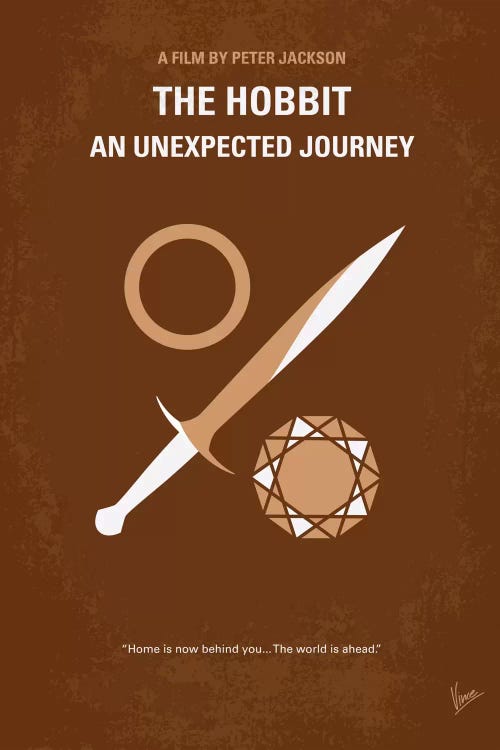 The Hobbit: An Unexpected Journey Minimal Movie Poster