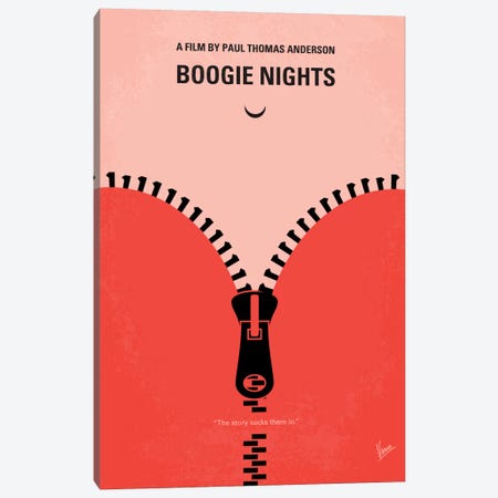 Boogie Nights Minimal Movie Poster Canvas Print #CKG178} by Chungkong Canvas Print