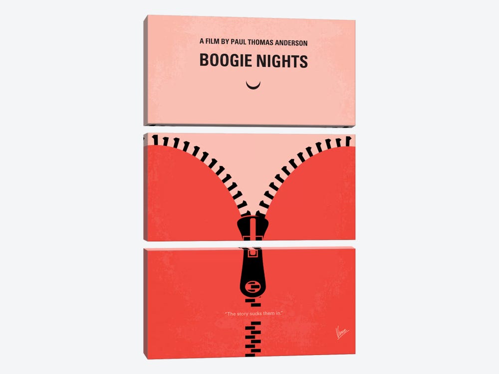 Boogie Nights Minimal Movie Poster by Chungkong 3-piece Art Print