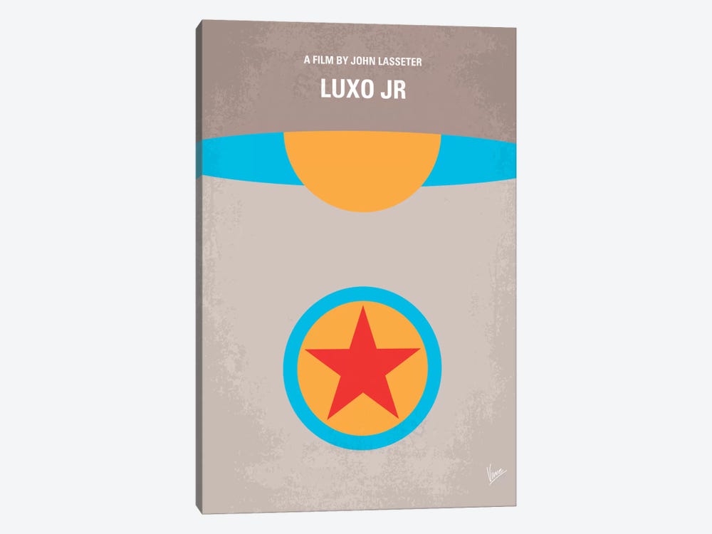 Luxo Jr. Minimal Movie Poster by Chungkong 1-piece Canvas Art