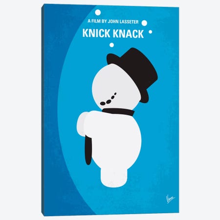 Knick Knack Minimal Movie Poster Canvas Print #CKG183} by Chungkong Canvas Artwork