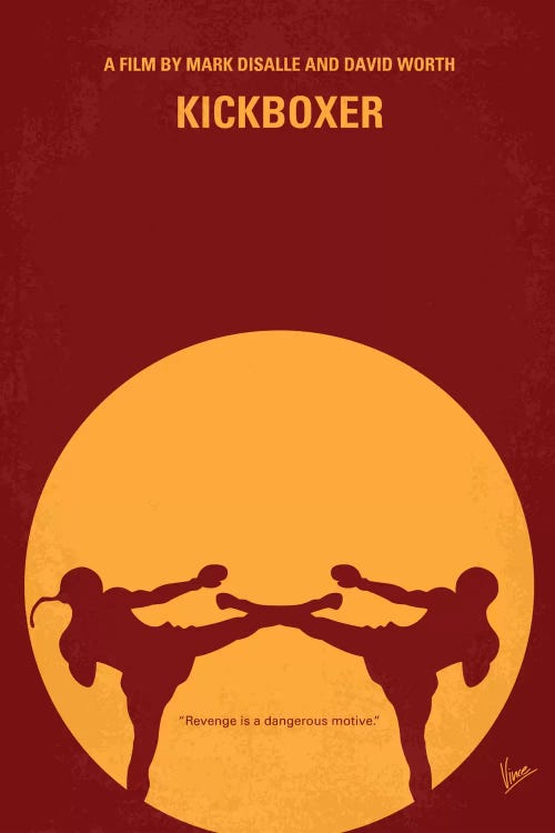 Kickboxer Minimal Movie Poster