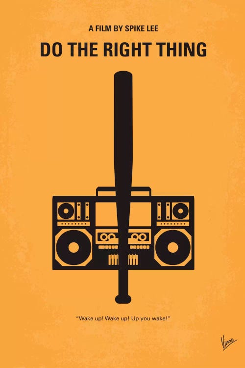 Do The Right Thing Minimal Movie Poster