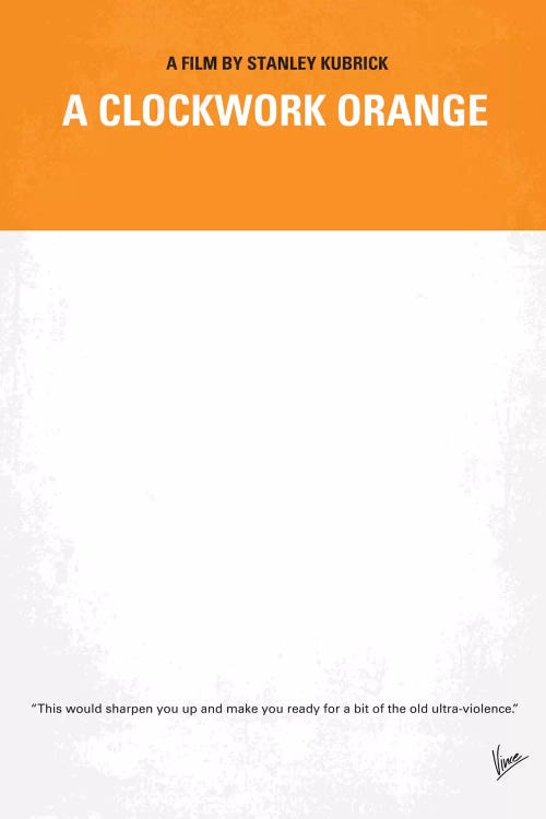 A Clockwork Orange Minimal Movie Poster