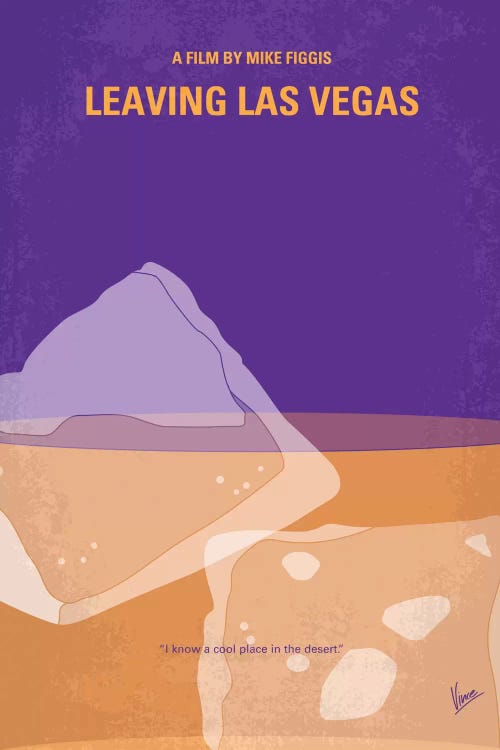 Leaving Las Vegas Minimal Movie Poster