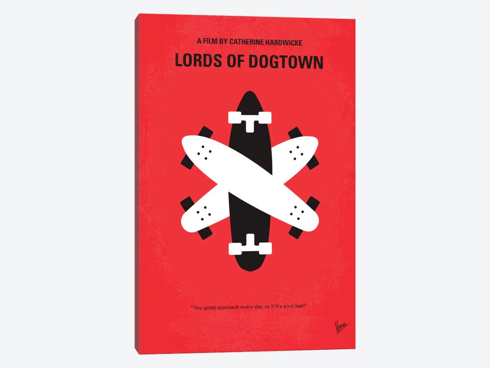 The Lords Of Dogtown Minimal Movie Poster by Chungkong 1-piece Canvas Artwork