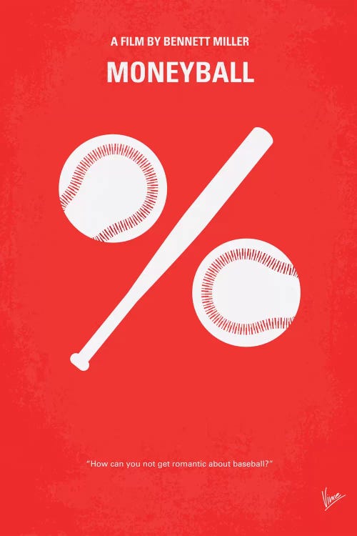 Moneyball Minimal Movie Poster