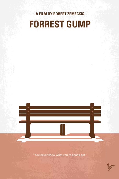 Forrest Gump Minimal Movie Poster