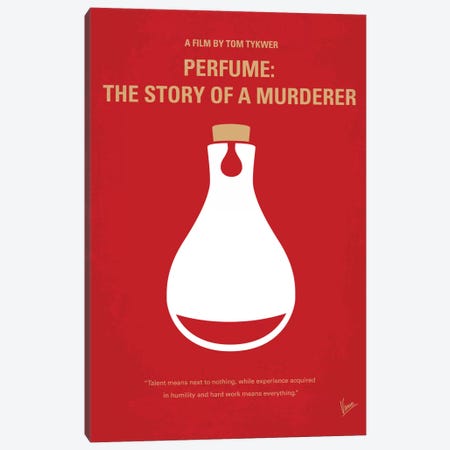 Perfume: The Story Of A Murderer Minimal Movie Poster Canvas Print #CKG205} by Chungkong Canvas Artwork