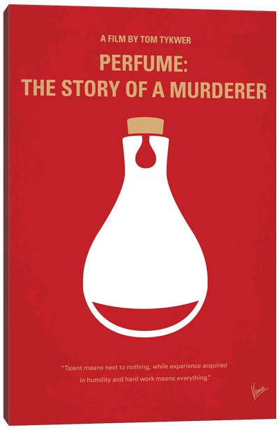 Perfume: The Story Of A Murderer Minimal Movie Poster Canvas Art Print - Thriller Minimalist Movie Posters