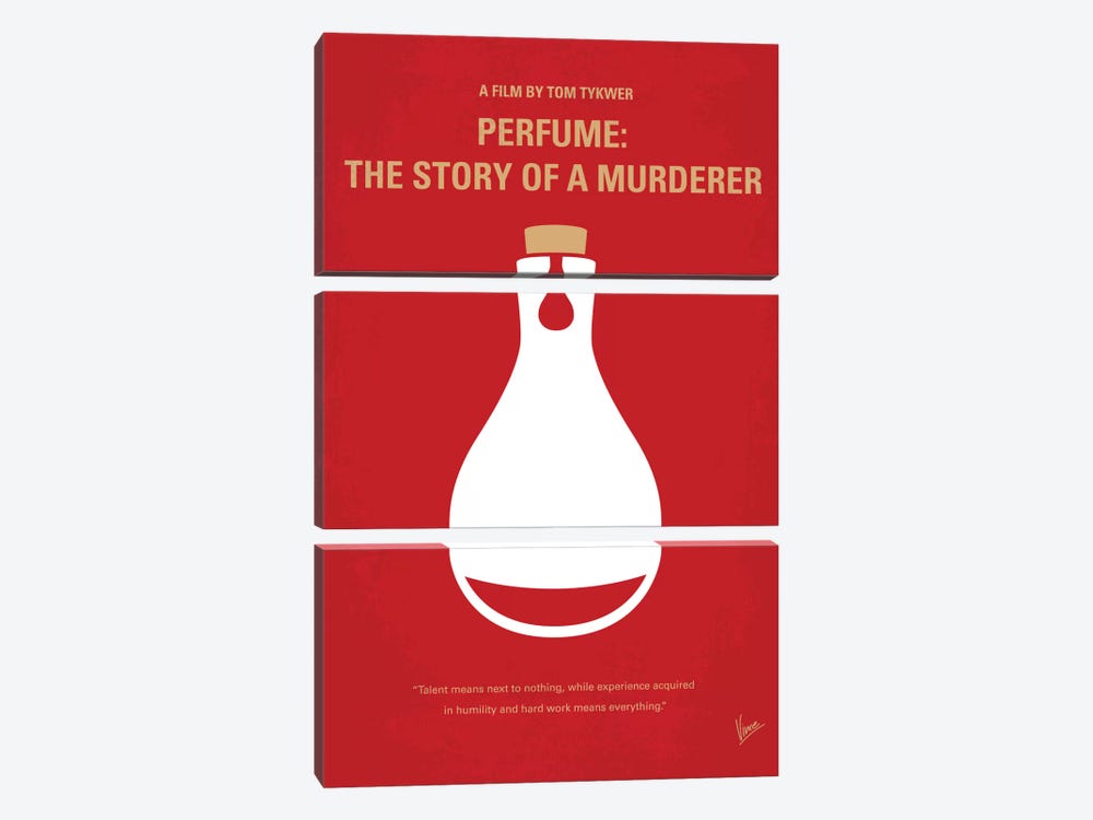 Perfume: The Story Of A Murderer Minimal Movie Poster by Chungkong 3-piece Canvas Art Print