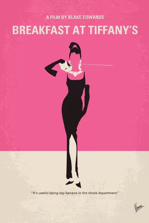 Breakfast At Tiffany's Minimal Movie Poster