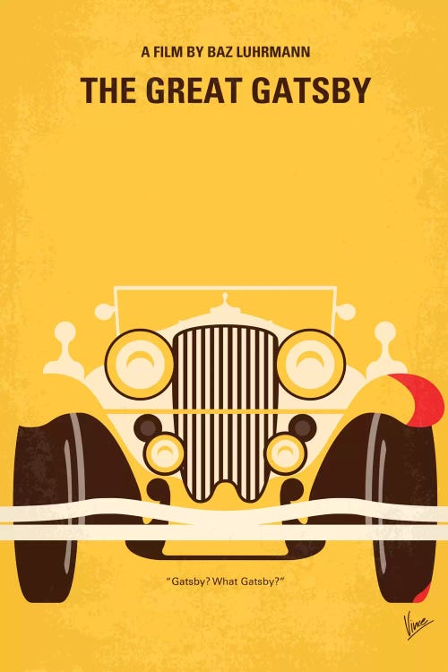 The Great Gatsby Minimal Movie Poster