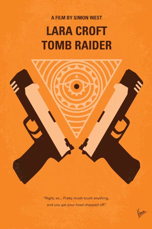 Lara Croft: Tomb Raider Minimal Movie Poster