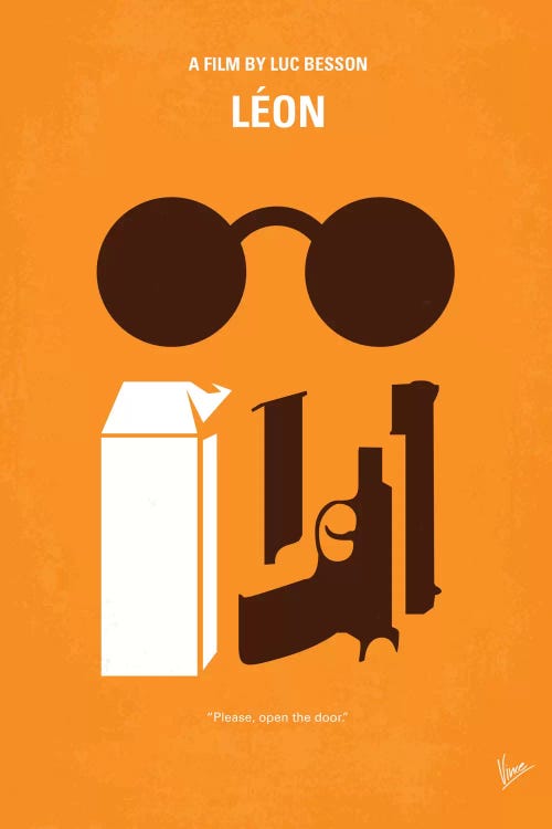 Leon Minimal Movie Poster