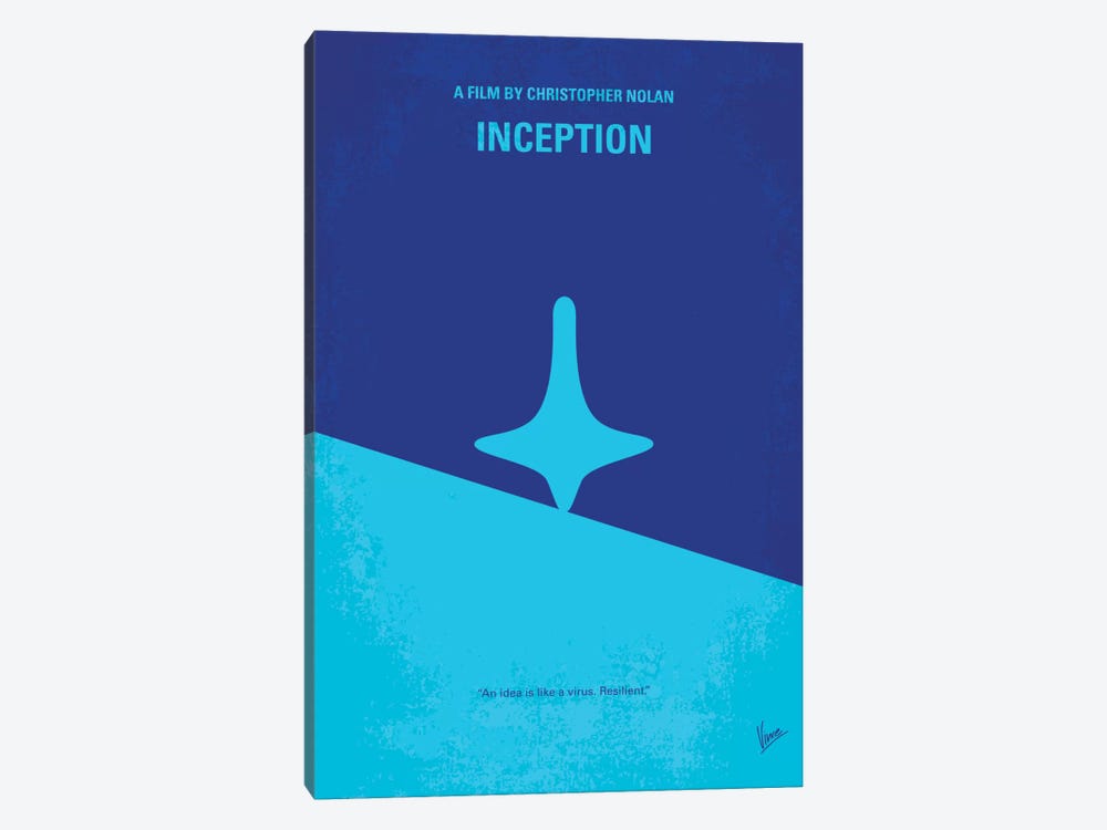 Inception Minimal Movie Poster by Chungkong 1-piece Art Print