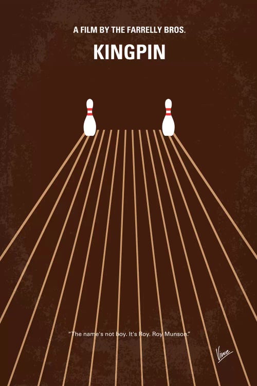 Kingpin Minimal Movie Poster