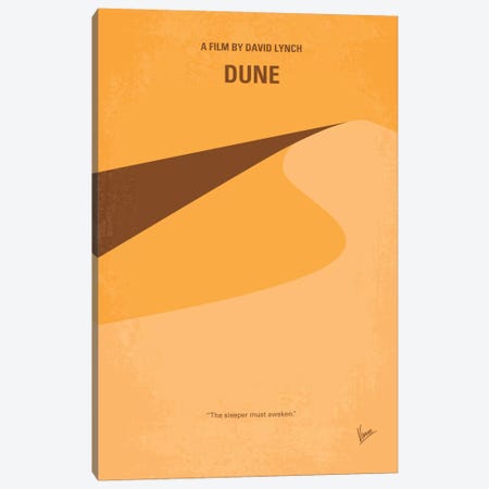 Dune Minimal Movie Poster Canvas Print #CKG255} by Chungkong Canvas Art Print