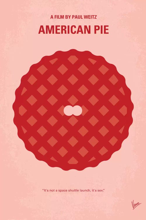 American Pie Minimal Movie Poster