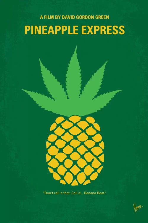 Pineapple Express Minimal Movie Poster