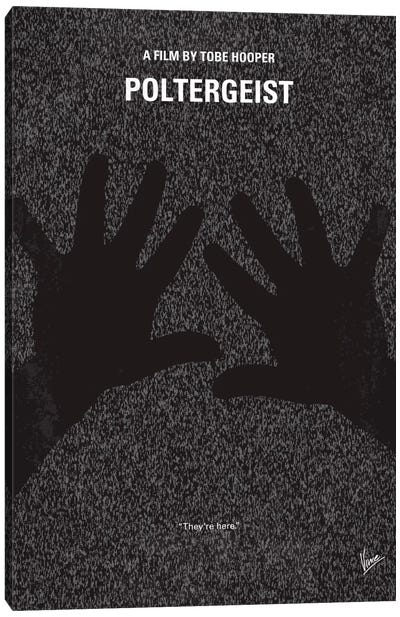Poltergeist Minimal Movie Poster Canvas Art Print - Chungkong's Horror Movie Posters