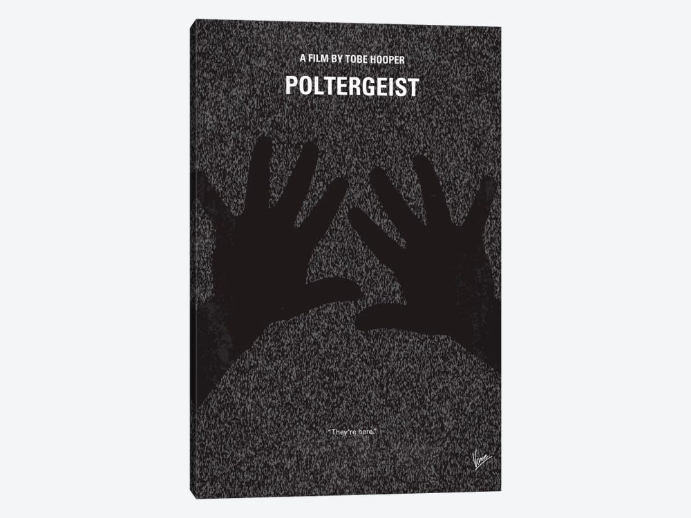 Poltergeist Minimal Movie Poster by Chungkong 1-piece Canvas Print