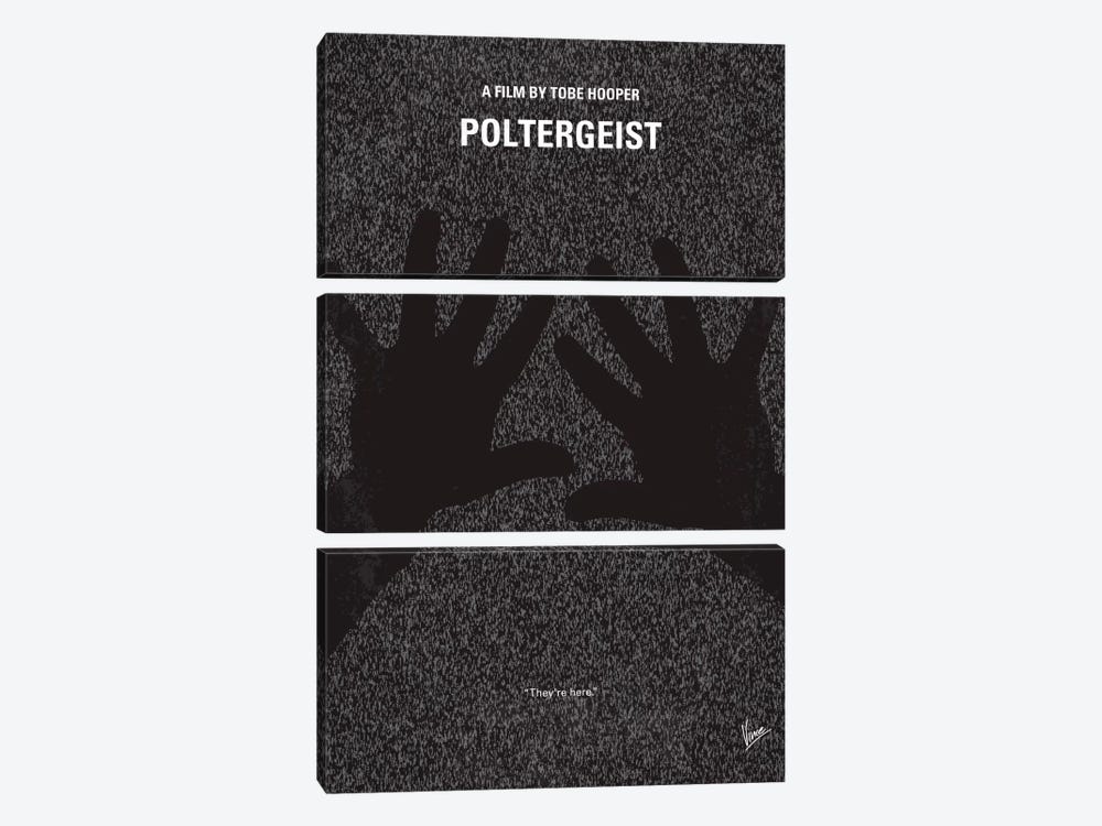 Poltergeist Minimal Movie Poster by Chungkong 3-piece Canvas Print