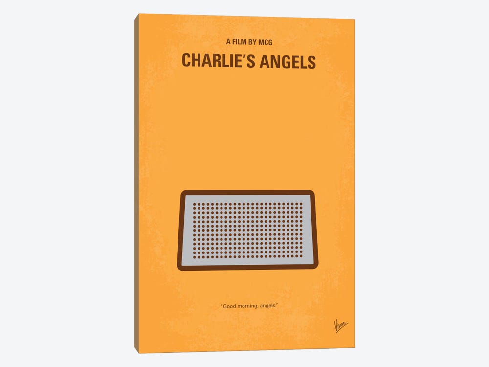 Charlie's Angels Minimal Movie Poster by Chungkong 1-piece Canvas Print