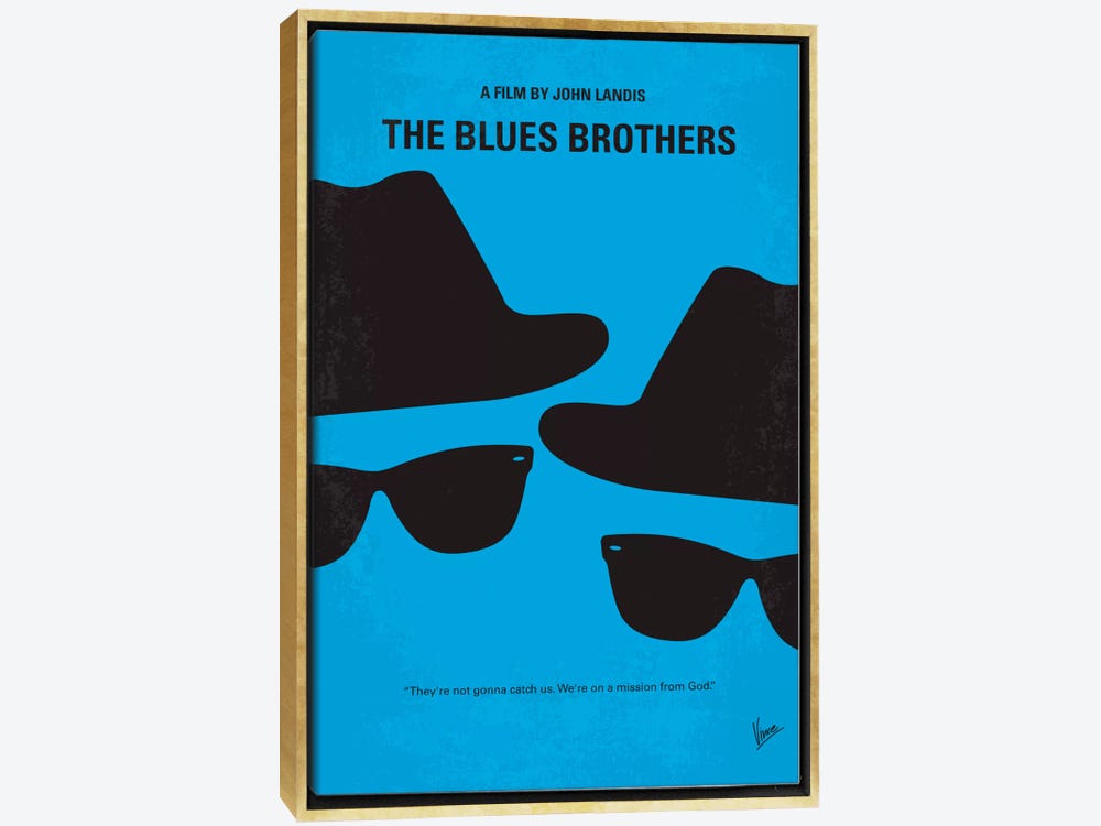 BLUES BROTHERS - Minimalist Movie Poster Posteritty Minimal Art Print Dance