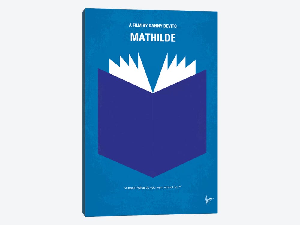 Mathilde Minimal Movie Poster by Chungkong 1-piece Canvas Wall Art