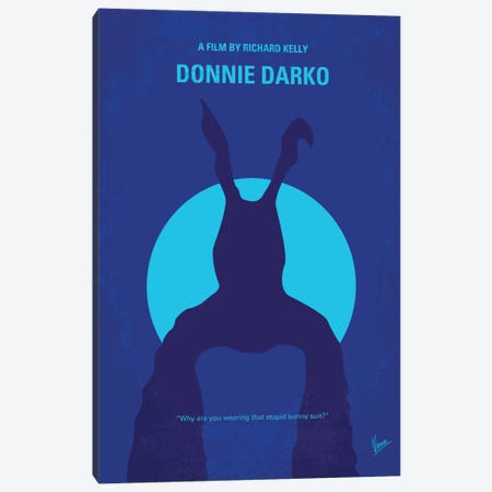 Donnie Darko Minimal Movie Poster Canvas Print #CKG305} by Chungkong Art Print